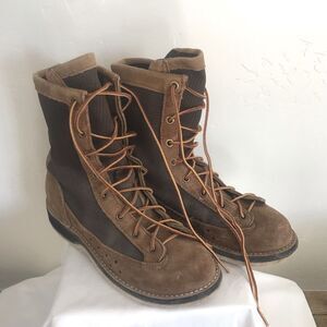 Danner River Gripper Felt Bottom Wading Fishing Boots Leather Mesh Men 6 M Brown